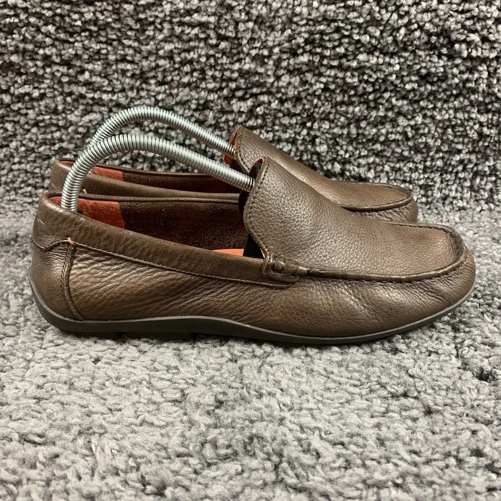 TOMMY BAHAMA Nassau Men's Loafer 9 D Brown Driving Moccasin Loafers TFM00159